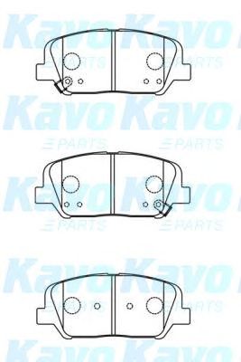 KAVO PARTS bp3049 -  Комплект тормозных колодок, дисковый тормоз
